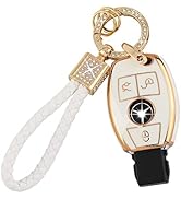 PIFOOG for Mercedes Key Fob Cover TPU Key Case Soft Car Keys Protector Fit Mercedes Benz AMG C E ...