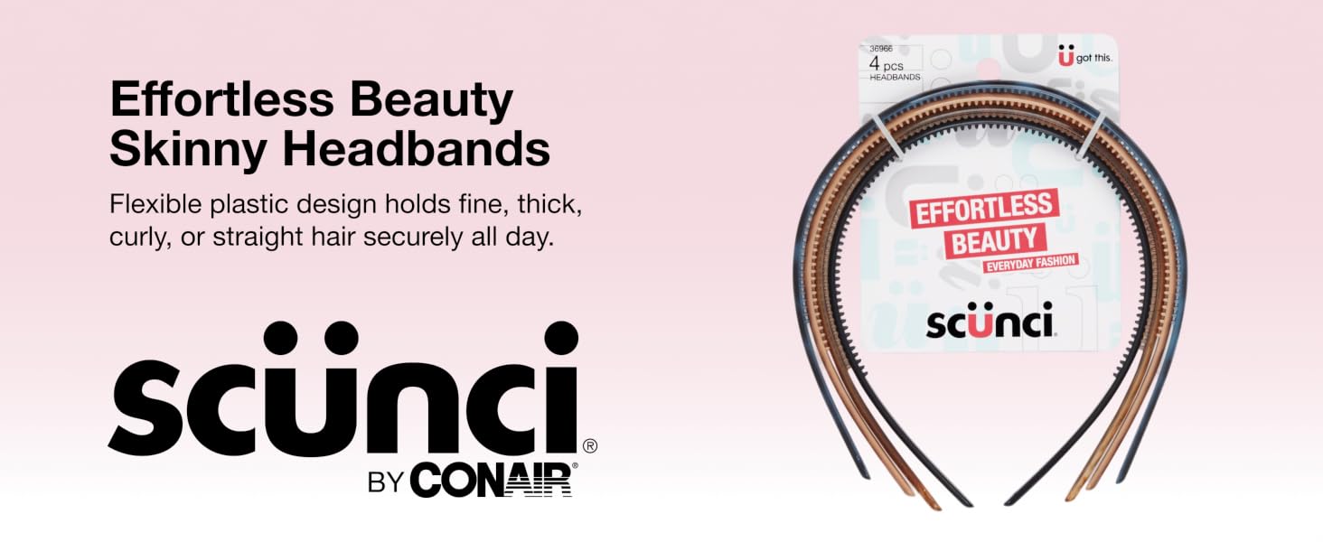 Effortless Beauty Skinny Headbands