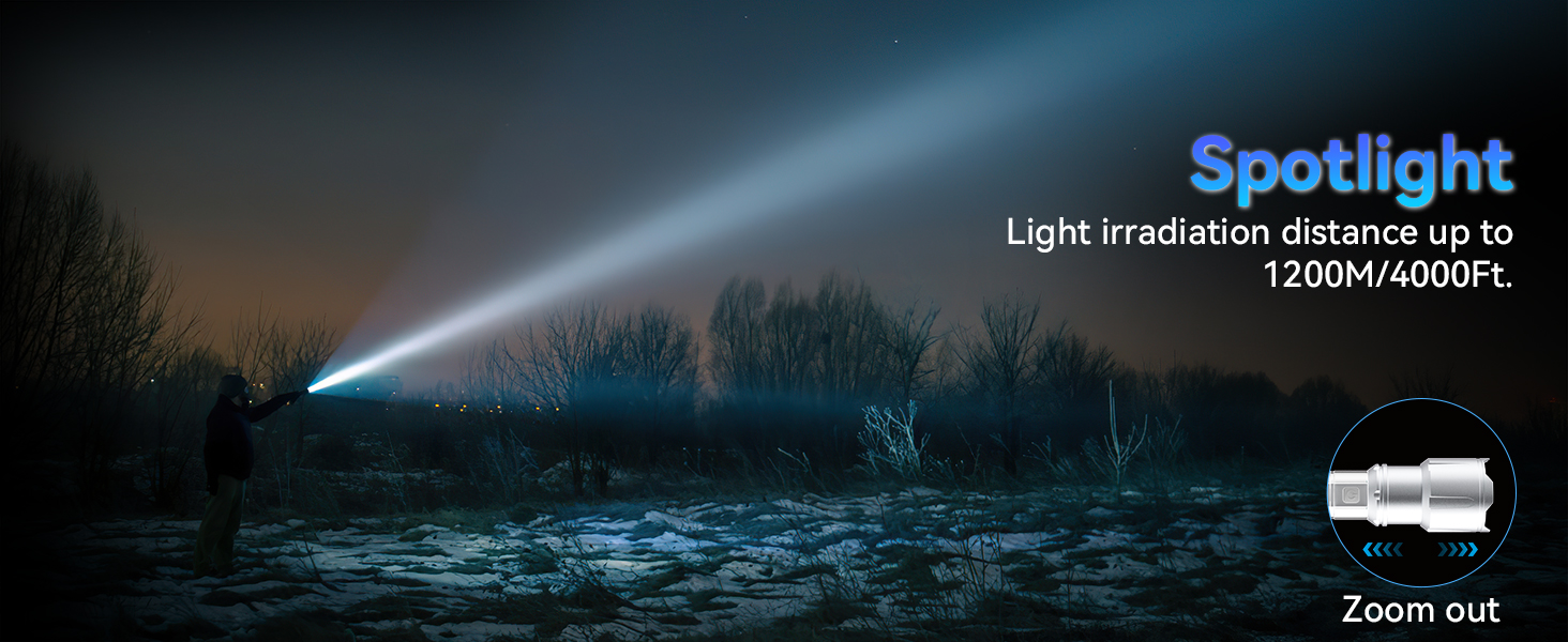 super bright flashlight rechargeable