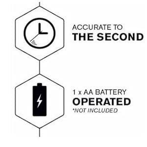 Sharp Atomic wall clock large easy to read clock