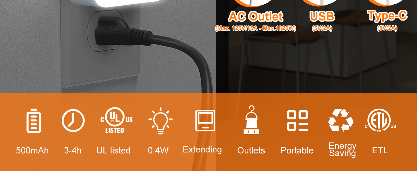 outlet light