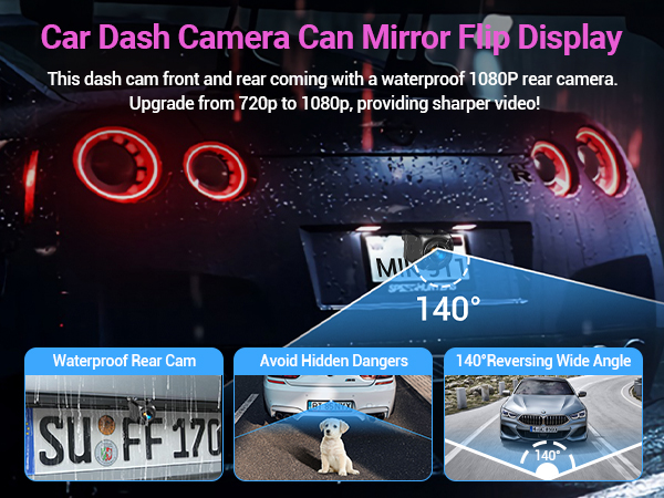 car on-dash mounted cameras