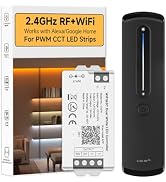 BTF-LIGHTING RF 2.4GHz Wireless Remote RC08RFB &amp; C02W Dual White 2.4GHz Tuya WiFi Controller Kit ...