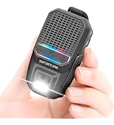 INFURTURE Clip Bluetooth Speaker with RGB/Flashlight mini Bluetooth Speaker (Non-Magnetic)-Built-...