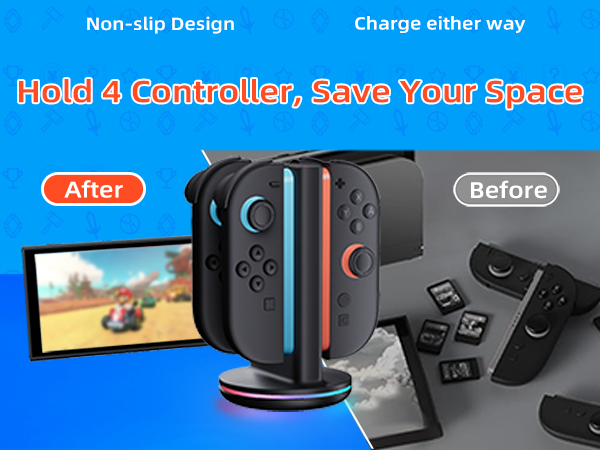 Charging Dock For Switch jovcon 2