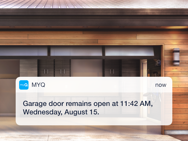 myQ Garage Door Notificiation