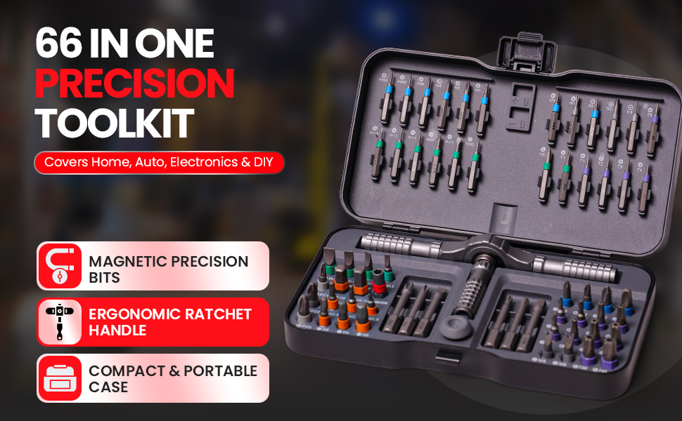 66 in 1 screwdriver