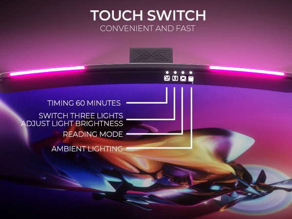 Curved Monitor Light Bar