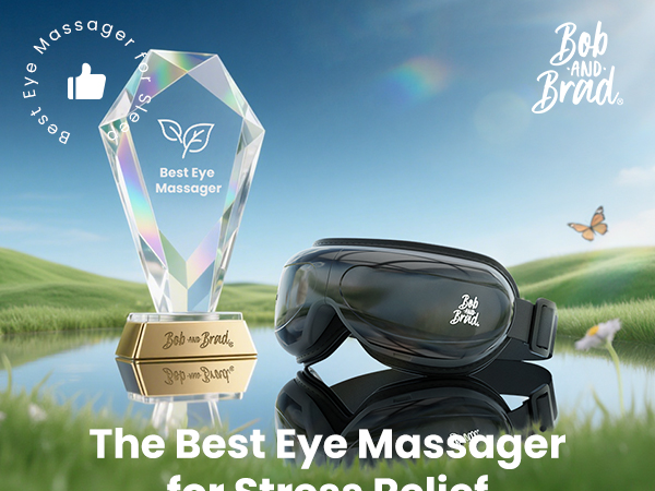 bob and brad eye massager with heat eye mask face massager migraine relief product