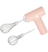 CHIDOYII Cordless Hand Mixer, One Touch Off Handheld Electric Whisk with 3 Speed Modes, Hand Held...