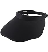 HEEHIPOO Women's Sun Visors Wavy Wide Brim Sun Hat Outdoor UV Protection Sports Hat