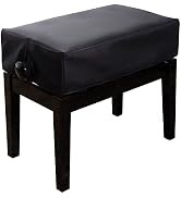 mooson Adjustable Piano Bench Dust Cover Waterproof and Scratch-Resistant Covers Only