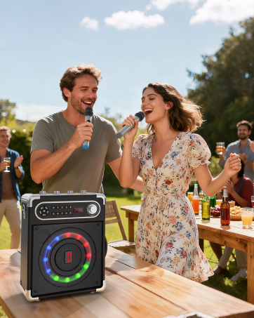 Karaoke Machine Wireless Bluetooth Microphone