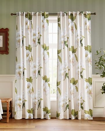 Ted Baker floral curtains ivory green 84 95 inch