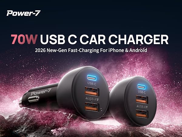 USB C CAR CHARGER