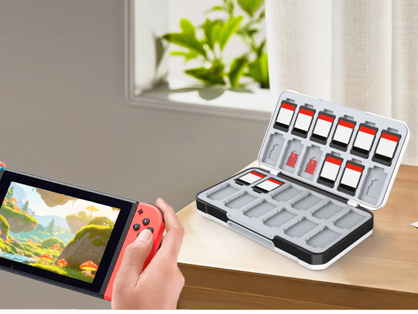 Game card case feature