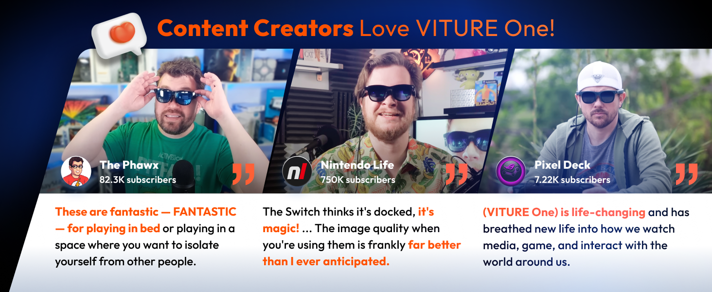 VITURE One XR/AR Smart Glasses