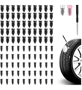 YGDMD 100PCS Tire Plug Kit,Self-Service Flat Tire Repair Kit Including Screwdriver,Upgraded Thick...