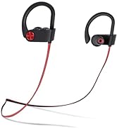 TONEMAC U8 Bluetooth 5.3 Headphones, Wireless Earbuds with 15 Hours Playtime, IPX7 Waterproof Spo...