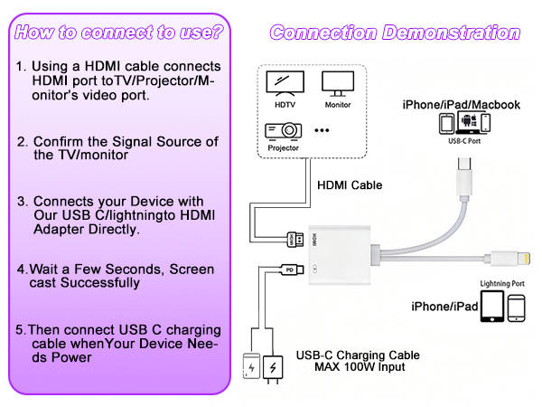 hdmi adapter for iphone