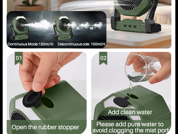 outdoor misting fan