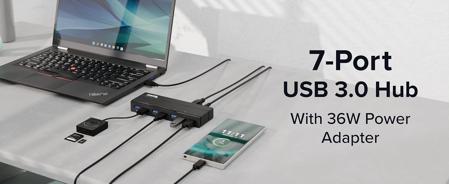 Port usb power adapter