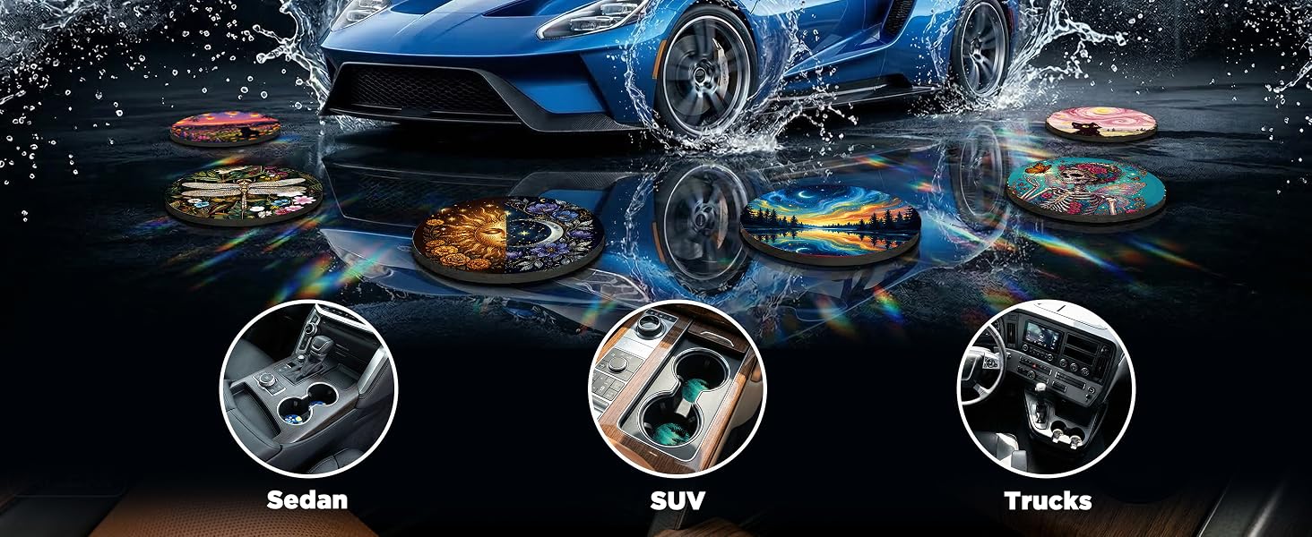 Rubber Car Cup Coaster
