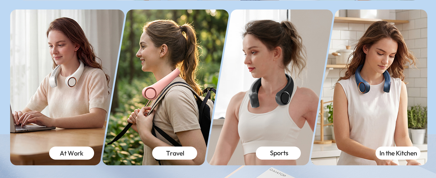 50th birthday gifts for her body fan neck ac air conditioner shoulder fan