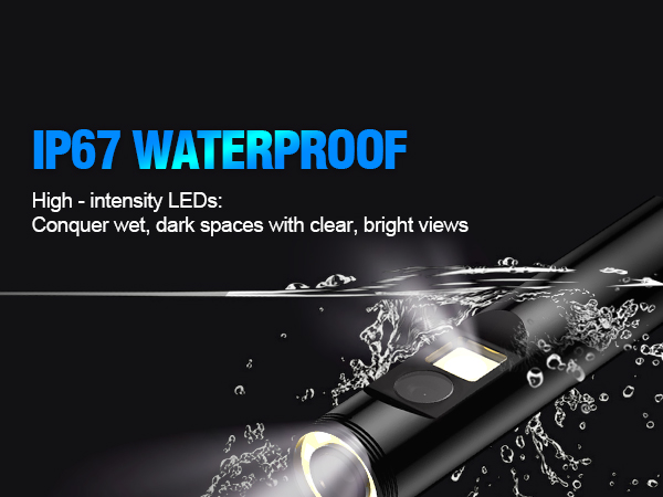 EASTBEAR Endoscope Camera with Light, 1920P HD Borescope with 8 Adjustable LEDs 8