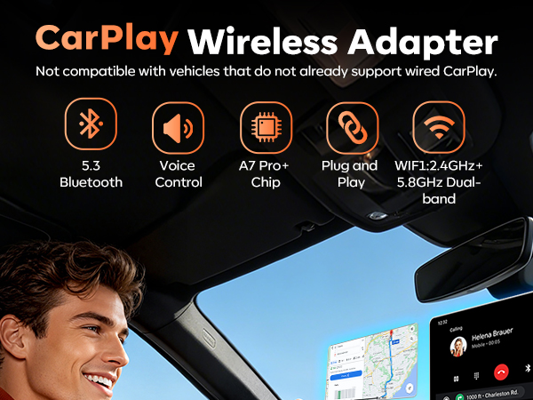 wireless carplay adapter for iphone