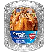 Reynolds Kitchens Heavy Duty Aluminum Pans for Roasting, 16 x 13 Inch, 1 Count