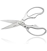 TONMA Heavy Duty Kitchen Scissors All Purpose [Made in Japan] Stainless Steel Japanese Multipurpo...