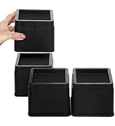 Kyrieval Bed Risers 3 Inch Adjustable Heavy Duty Furniture Risers for Sofa Couch Chair Table Stac...