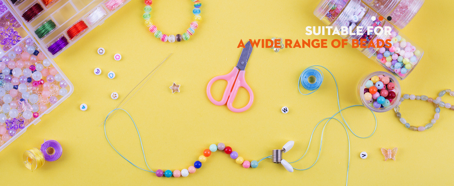 25 Colors Elastic Cord Kit for Bracelet Making (1)