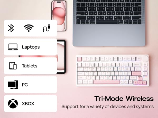 Programmable Wireless Gaming Keyboard