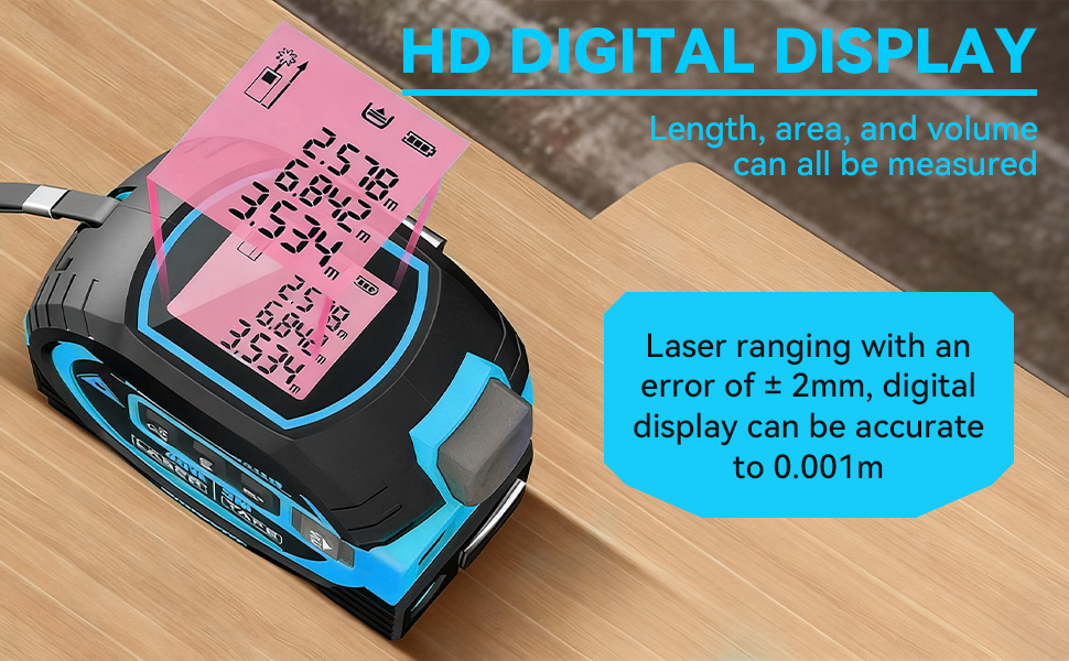 3-in-1 Rangefinder with Led Display