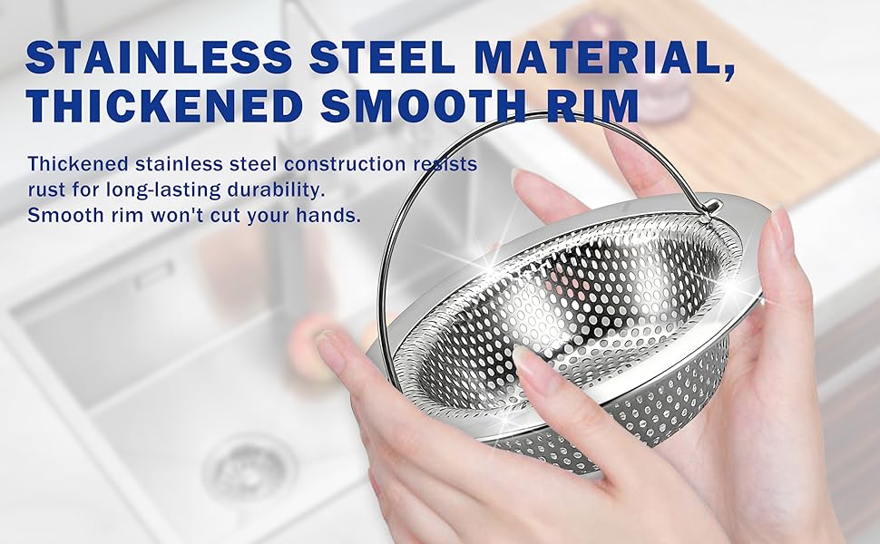 STAINLESS STEEL MATERIAL, THICKENED SMOOTH RIM