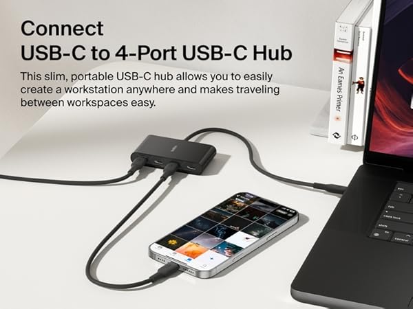 Belkin Connect USB-C to 4-Port USB-C Hub