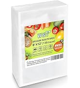 W&amp;Y 100 Single-Ply Vacuum Sealer Bags (8"x12" Quart) – Pre-Separated, Commercial Grade, BPA Free ...