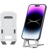 BuddhiGear Aluminum Phone Holder Portable Foldable Desktop Stand for Cell Phone Tablet Devices