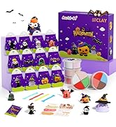 Air Dry Clay Kit - Halloween Theme, Modeling Clay for Kids, DIY Model Magic Clay with Sculpting T...