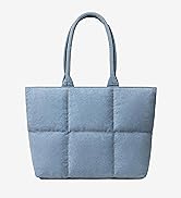 puffy tote denim