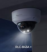 REOLINK RLC-843A - 4K PoE Security Camera with Spotlights, 5X Optical Zoom, Outdoor Camera with C...