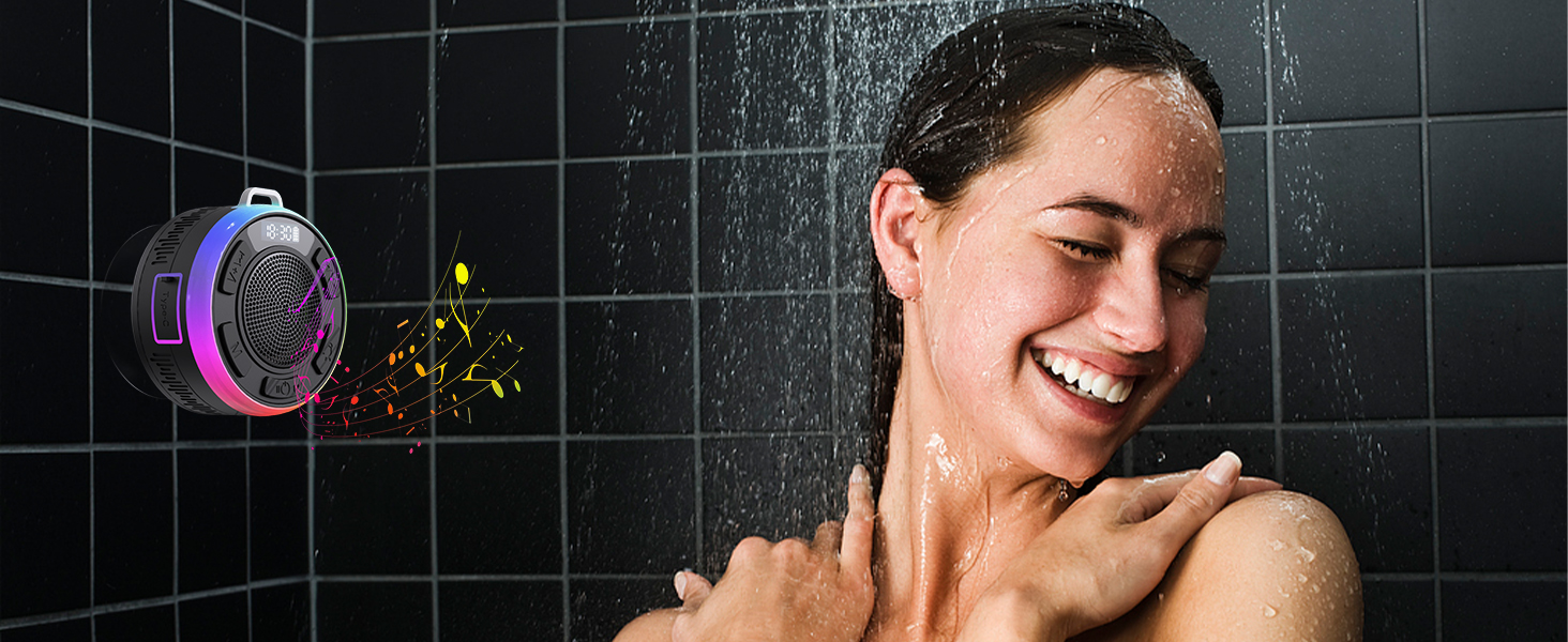 waterproof bluetooth speaker shower