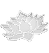 Lotus Flower Coaster Silicone Mold, Epoxy Resin Casting Mold, DIY Crystal Cup Mat Making Tool, DI...