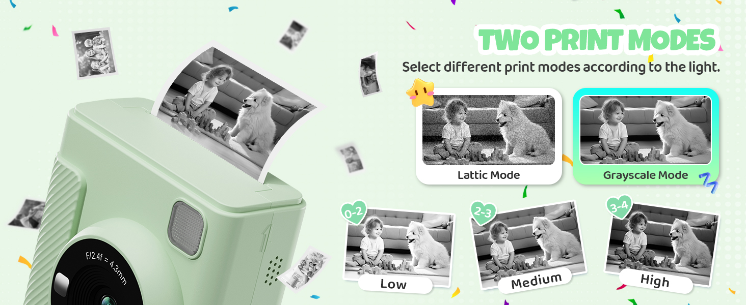 Kids Camera Instant Print