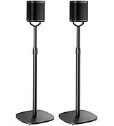 Perlegear Speaker Stands for Sonos One, One SL, Play:1, Play:5, Height Adjustable Floor Speaker S...
