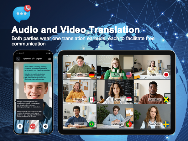 AI Translation Earbuds Real Time