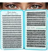 Wispy Lash Clusters 640pcs Eyelash Cluster Extensions 40D+50D Curl Individual False Eyelashes 9-1...