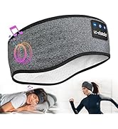 LC-dolida Sleep Headphones Bluetooth Headband Wireless Headband Headphones with Thin HD Stereo Sp...